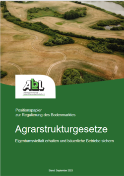 Positionspapier Agrarstrukturgesetze